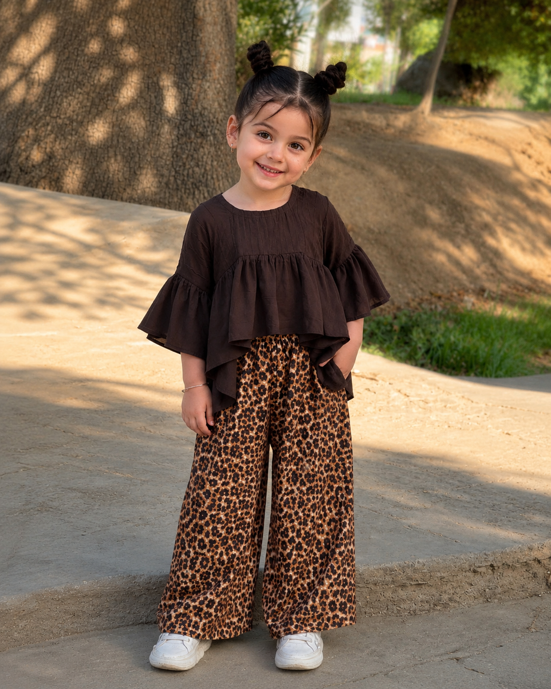 Brown Cheeta Set