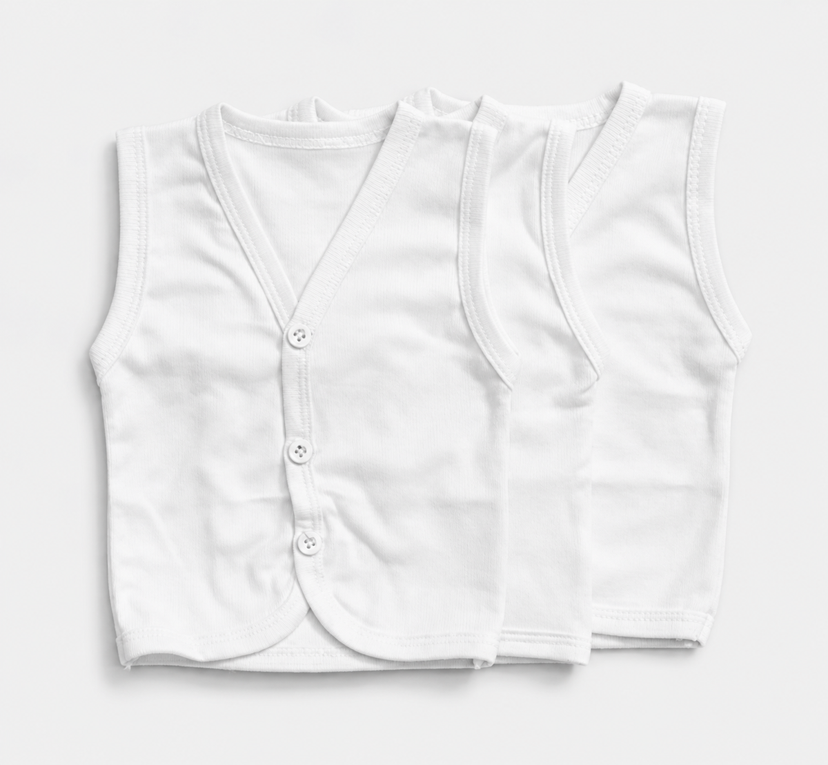 Baby Button Vest