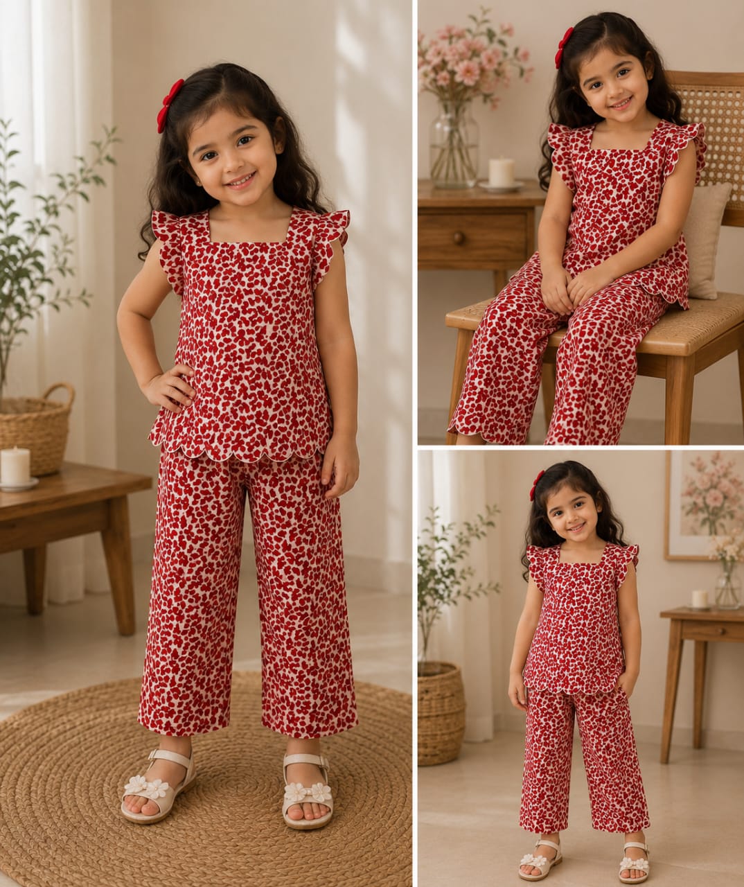 Red cheeta set