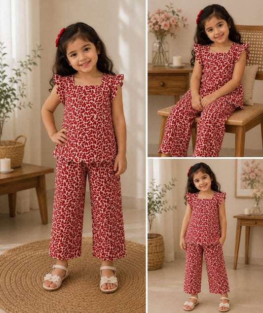 Red cheeta set