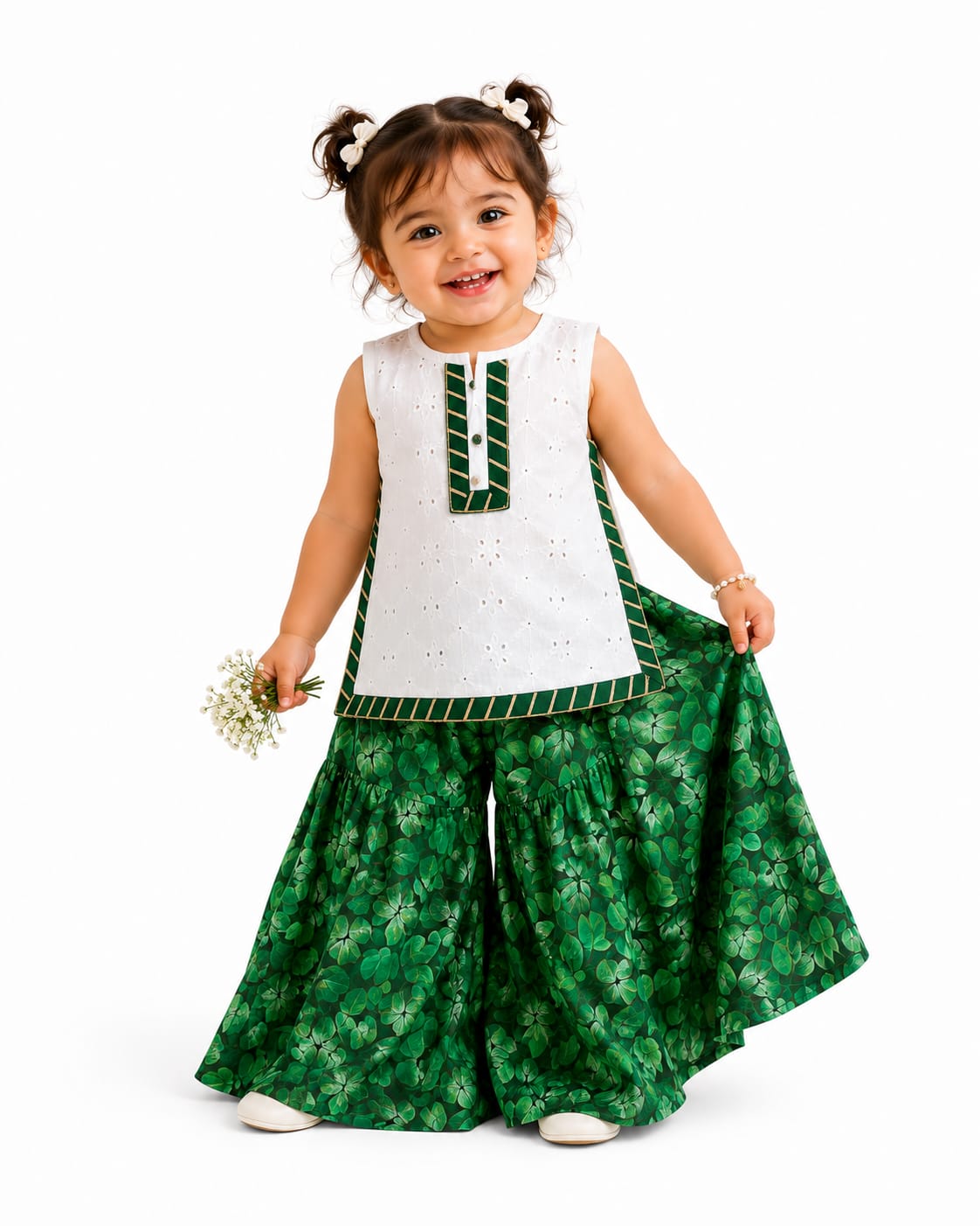 Azadi green white set