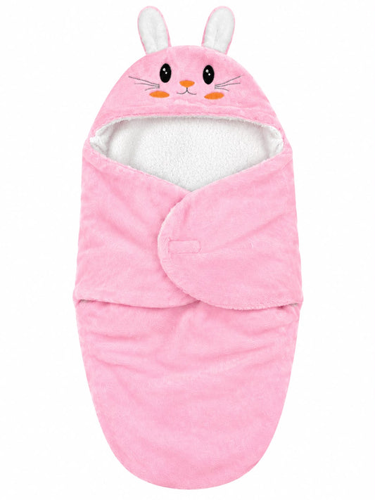 Newborn Teddy Bear Hooded Swaddle
