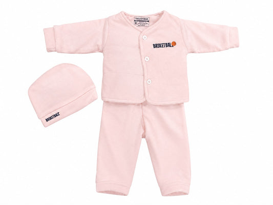 Pink “Basketball” 3-Piece Winter Set