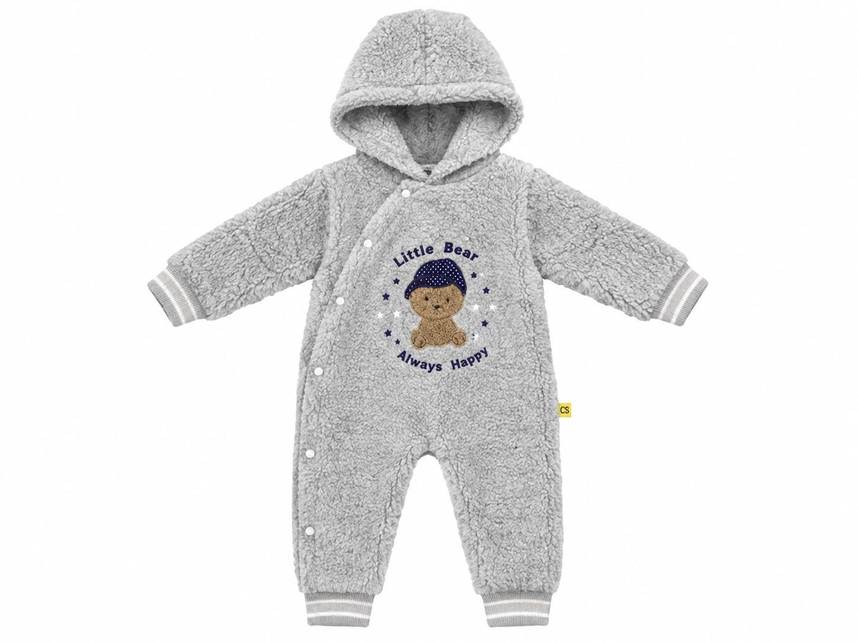 Little Bear Hooded Baby Jumpsuit
