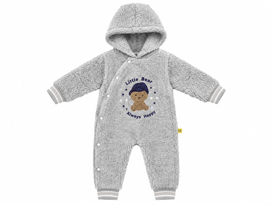 Little Bear Hooded Baby Jumpsuit