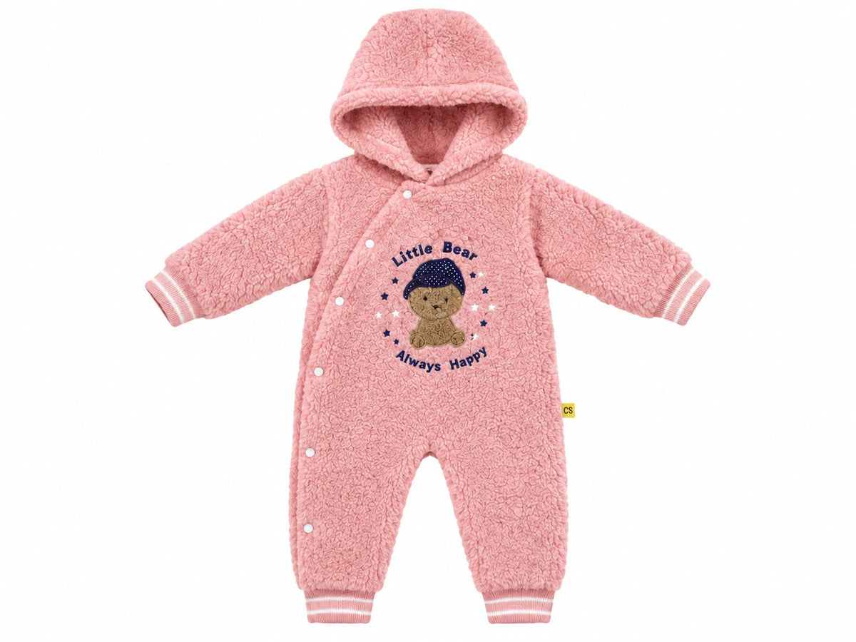 Little Bear Hooded Baby Jumpsuit