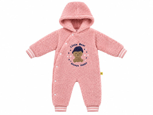 Little Bear Hooded Baby Jumpsuit