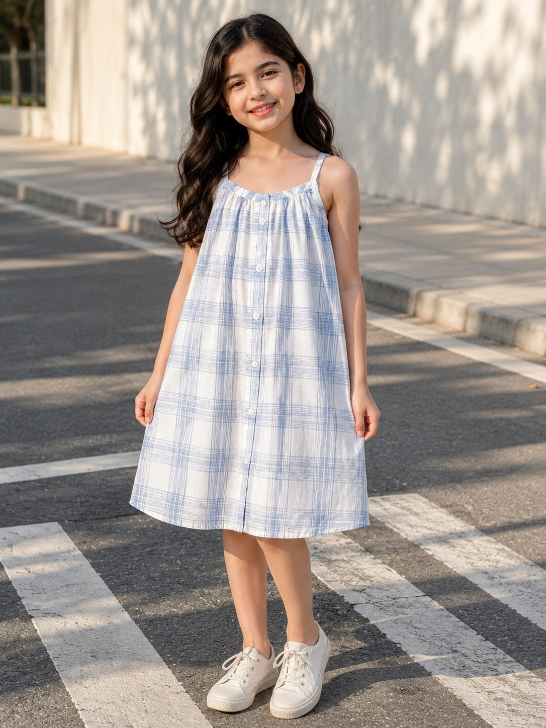 Sky Blue Check Set