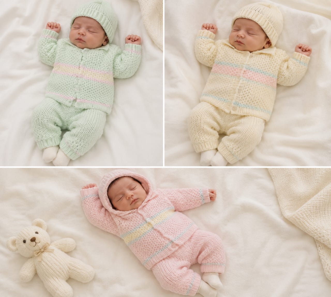 Cozy Knitted Newborn Set