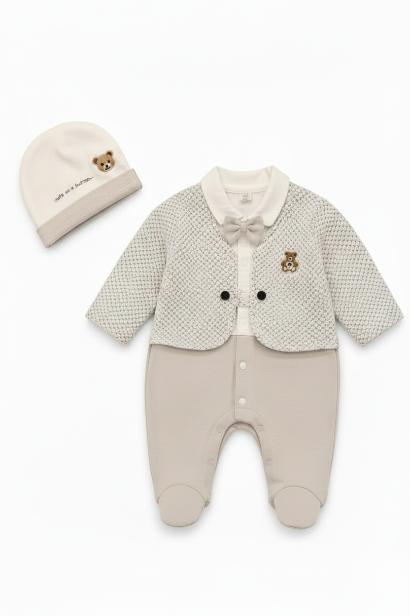 Royal Romper Cap Set