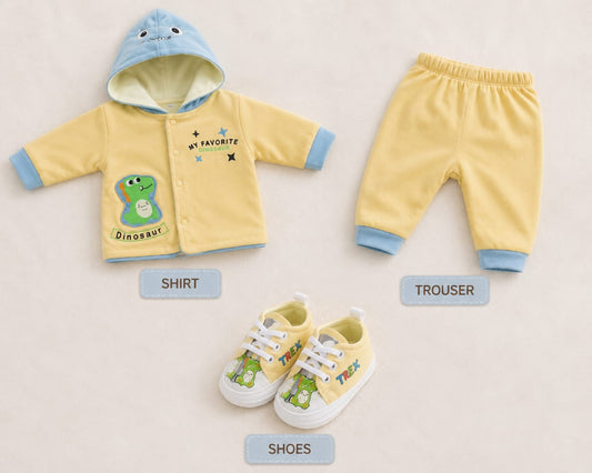 Baby Dinosaur 3-Piece Set