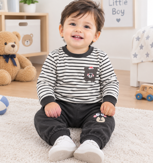 Grey Fleece Set