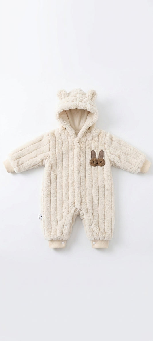 Fur Newborn Romper