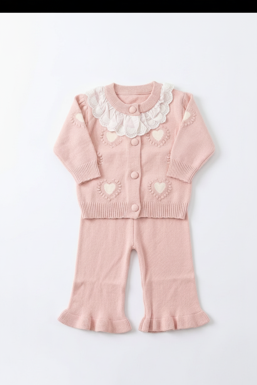 Pink Knit Set