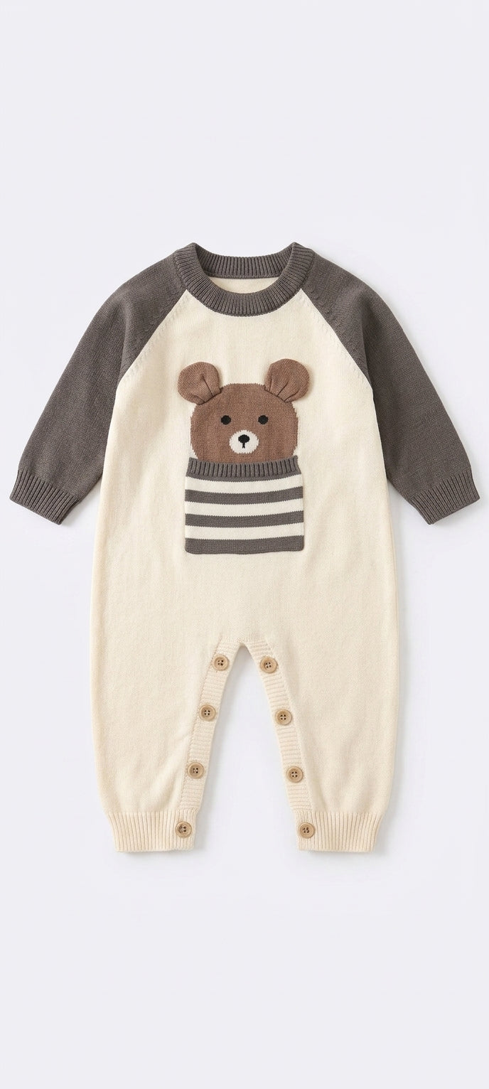 Brown Bear Romper
