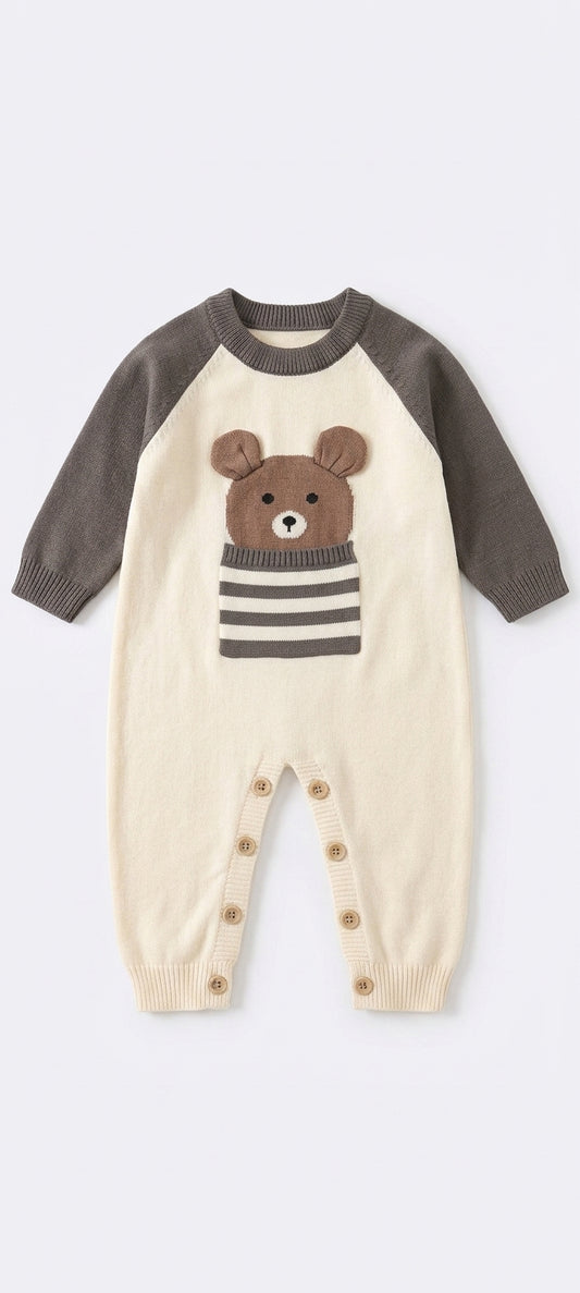 Brown Bear Romper