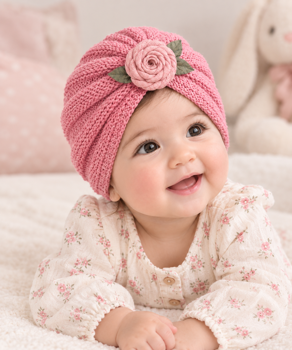 Knitted Turban Cap